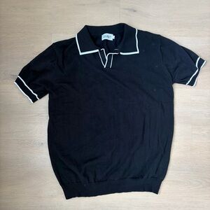 Men’s Short-Sleeve Polo Sweater